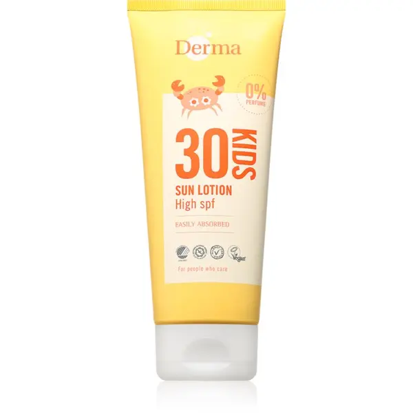 Derma Derma Kids детско мляко за тен SPF 30 200 мл.
