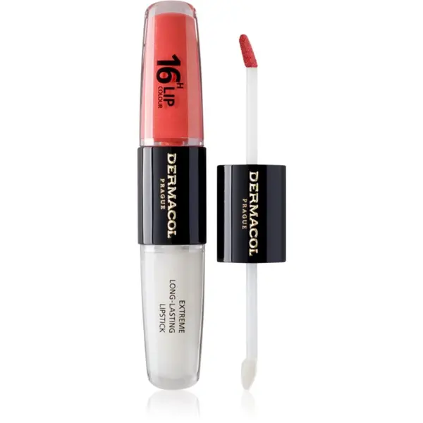 Dermacol Dermacol 16H Lip Colour дълготрайно червило и гланц за устни цвят 37 2x4 мл.