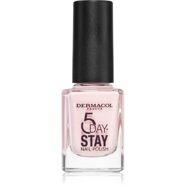 Dermacol Dermacol 5 Day Stay дълготраен лак за нокти цвят 06 First Kiss 11 мл.