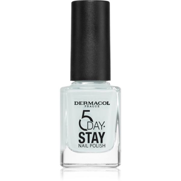 Dermacol Dermacol 5 Day Stay дълготраен лак за нокти цвят 56 Artic White 11 мл.