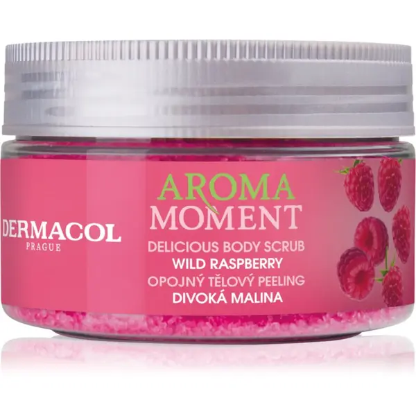 Dermacol Dermacol Aroma Moment Wild Raspberry захарен скраб за тяло с аромат на малини 200 гр.
