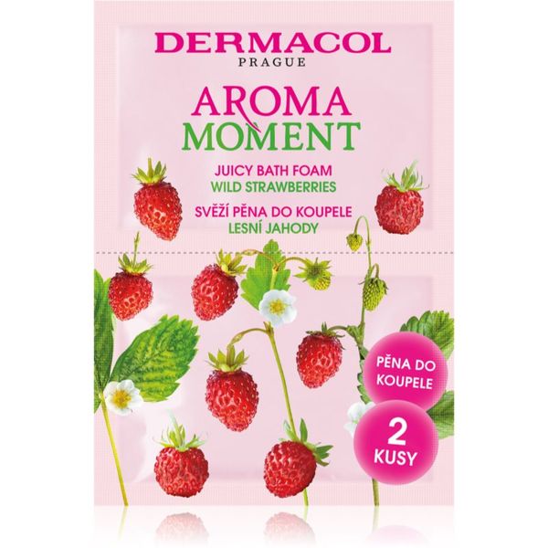 Dermacol Dermacol Aroma Moment Wild Strawberries пяна за вана малка опаковка 2x15 мл.