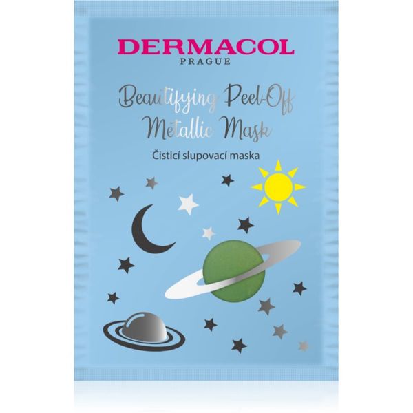 Dermacol Dermacol Beautifying Peel-Off Metallic Mask отлепваща се маска  за дълбоко почистване