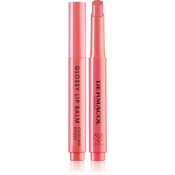 Dermacol Dermacol Beauty Stick Glossy Lip Balm гланц-грижа за устни с охлаждащ ефект аромати 05 Strawberry 2.2 гр.