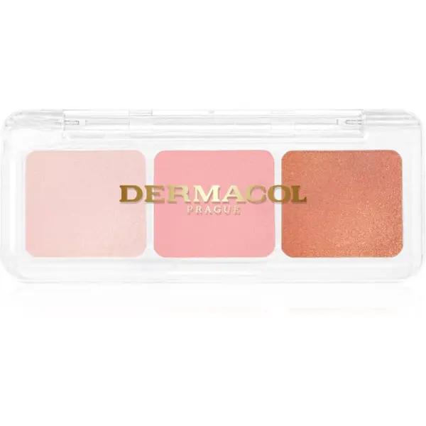 Dermacol Dermacol Compact Trio палитра сенки за очи цвят 4 Fairy Flirtini 4.2 гр.