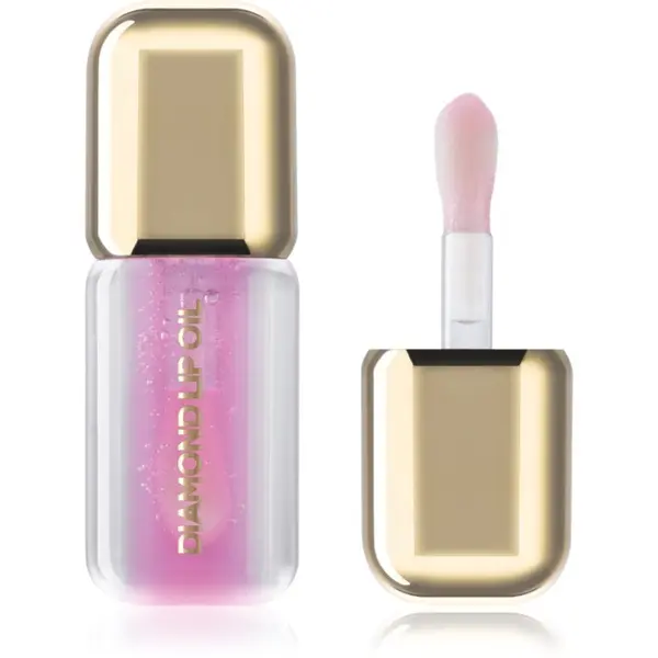 Dermacol Dermacol Diamond Lip Oil тониращо олио за устни с увеличаващ ефект цвят 01 Strawberry Cream 4 мл.