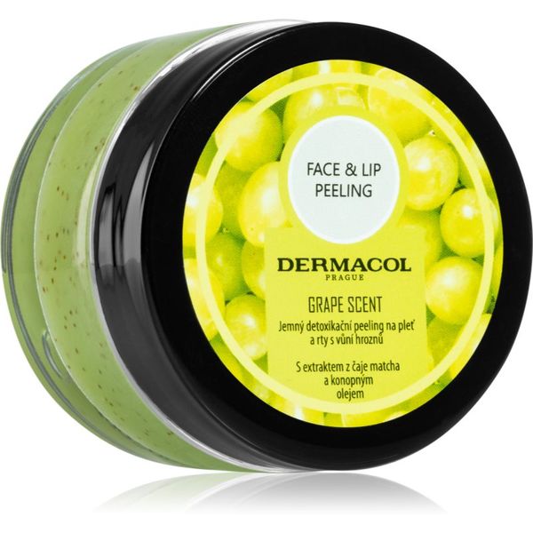 Dermacol Dermacol Face & Lip Peeling Grape дълбоко почистващ пилинг за устни и скули 50 мл.