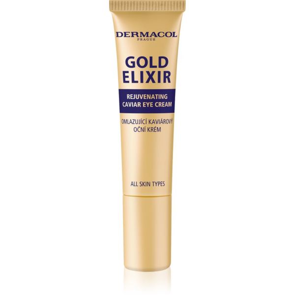 Dermacol Dermacol Gold Elixir подмладяващ крем за околоочната зона с хайвер 15 мл.