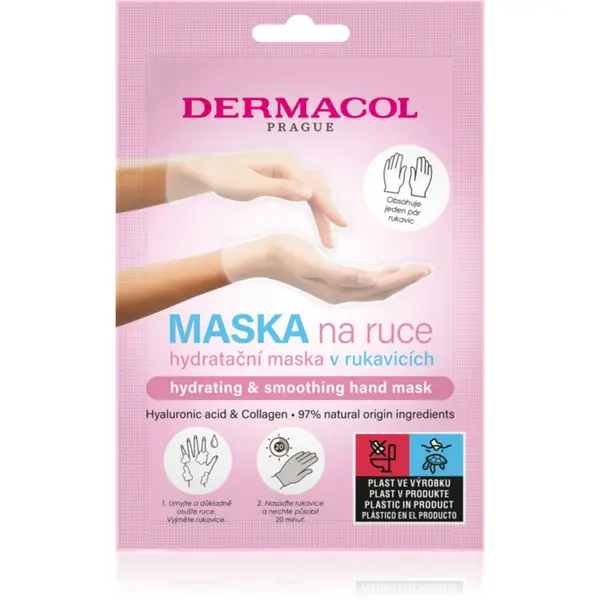 Dermacol Dermacol Hand Mask Hydrating & Smoothing ръкавици с хидратиращ ефект 1 чифт