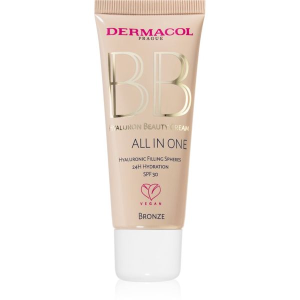 Dermacol Dermacol Hyaluron Beauty Cream хидратиращ BB крем SPF 30 цвят No. 2 Bronze 30 мл.