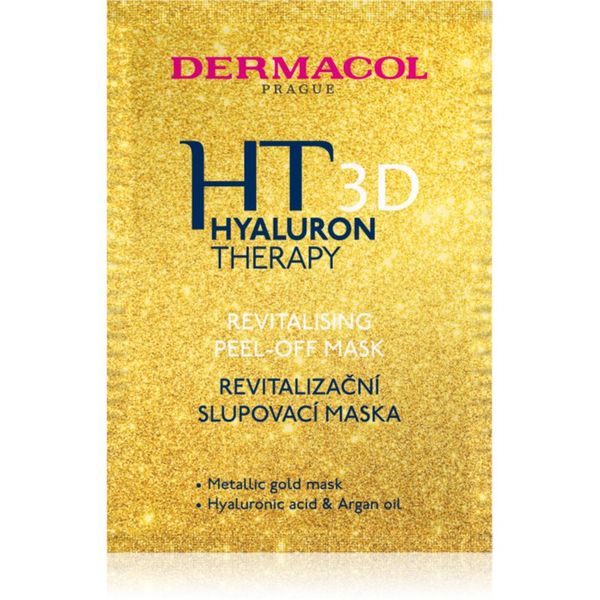 Dermacol Dermacol Hyaluron Therapy 3D съживяваща пилинг-маската за лице с хиалуронова киселина 15 мл.