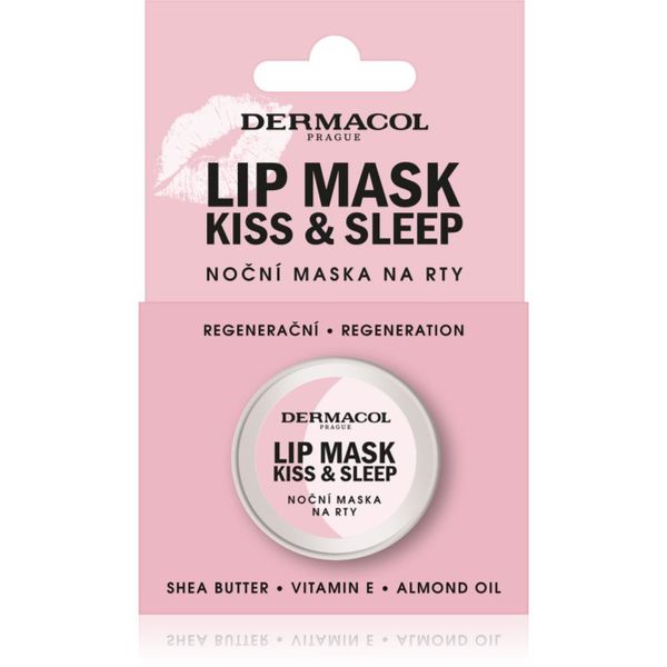 Dermacol Dermacol Kiss & Sleep нощна маска за устни аромати White Chocolate 12 гр.