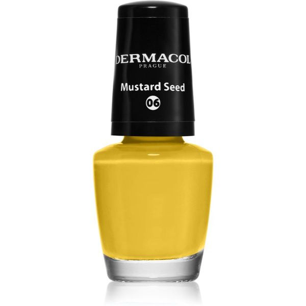 Dermacol Dermacol Mini лак за нокти цвят 06 Mustard Seed 5 мл.