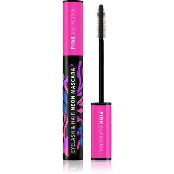 Dermacol Dermacol Neon Eyelash & Hair спирала цвят Pink Euphoria 9 мл.