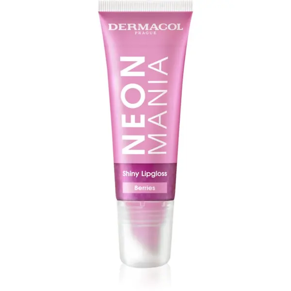 Dermacol Dermacol Neon Mania блясък за устни в туба цвят Berries 10 мл.