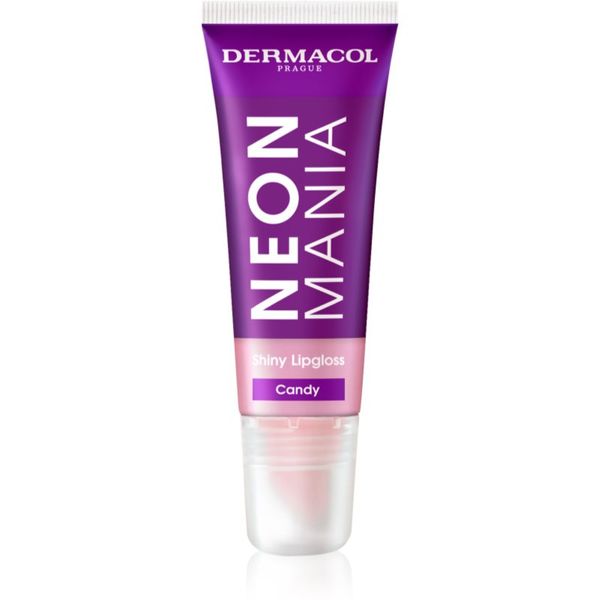 Dermacol Dermacol Neon Mania блясък за устни в туба цвят Candy 10 мл.