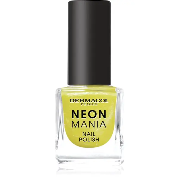 Dermacol Dermacol Neon Mania лак за нокти цвят 4 Lemon pop 5 мл.