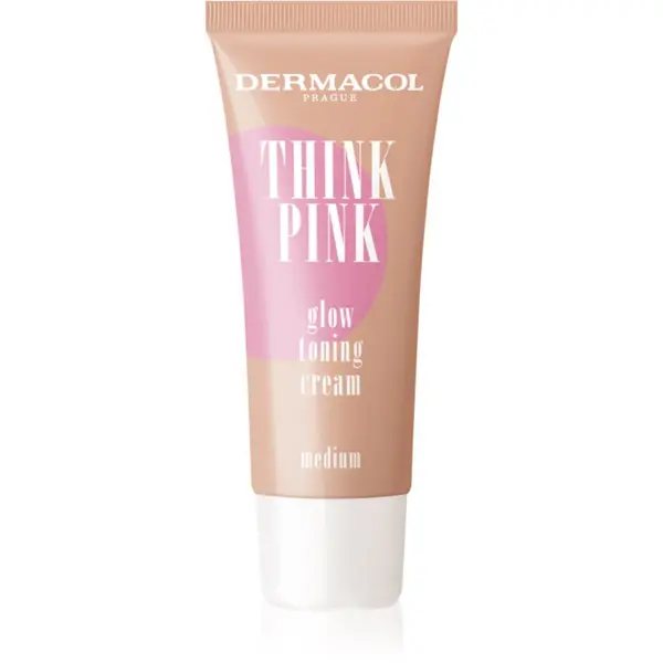 Dermacol Dermacol Think Pink озаряващ тониращ крем цвят 02 Medium 30 мл.