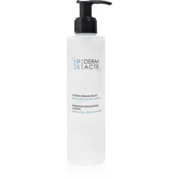 DermActe DermActe Exfoliate Radiance Exfoliating Lotion нежно ексфолиращо мляко за озаряване на лицето 200 мл.