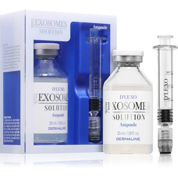 Dermaline Dermaline D'LEXO Milk Exosome Solution Ampoule изглаждащ серум за лице 35 мл.