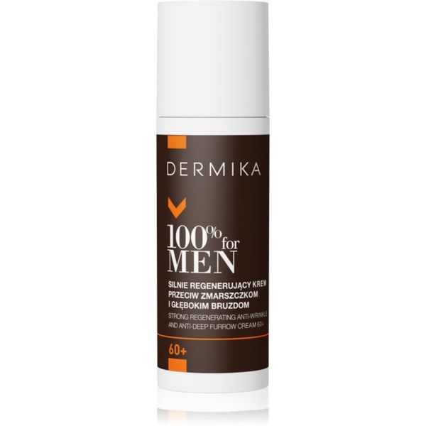 Dermika Dermika 100% for Men регенериращ крем против бръчки за мъже 60+ 50 мл.