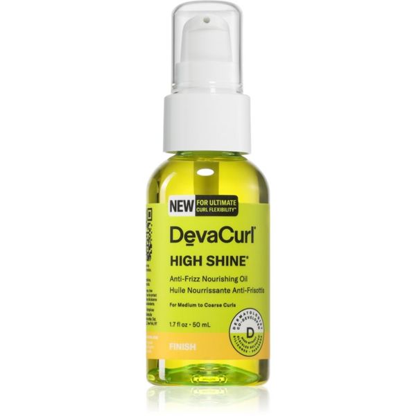 DevaCurl DevaCurl High Shine® подхранващо олио против цъфтене 50 мл.
