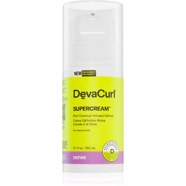 DevaCurl DevaCurl SuperCream дълбоко хидратиращ крем в дълбочина за фиксиране и оформяне 150 мл.