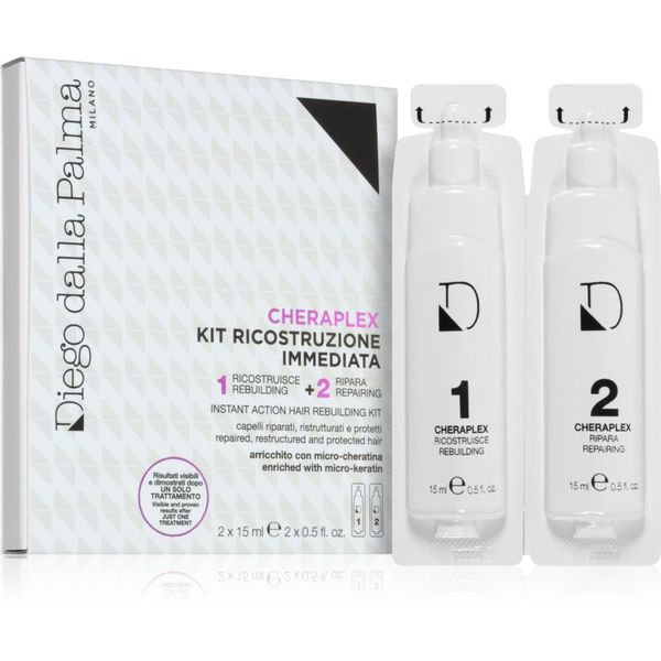 Diego dalla Palma Diego dalla Palma Cheraplex Instant Action Hair Rebuilding Kit двуфазна грижа За коса 2x15 мл.
