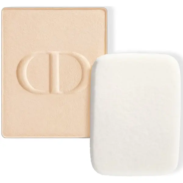 DIOR DIOR Dior Forever Natural Velvet Refill дълготраен компактен фон дьо тен пълнител цвят 1W Warm 10 гр.