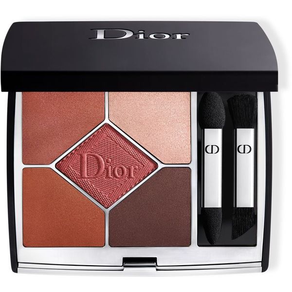 DIOR DIOR Diorshow 5 Couleurs Couture Velvet Limited Edition палитра сенки за очи цвят 869 Red Tartan 7 гр.