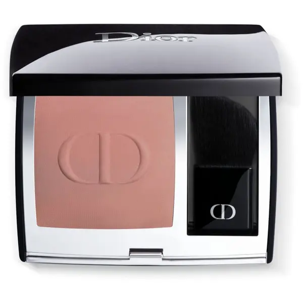 DIOR DIOR Rouge Blush компактен руж с четка и огледалце цвят 100 Nude Look (Matte) 6 гр.