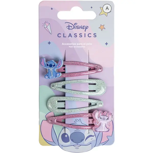 Disney Disney Stitch Hair Accessories фиби за коса за деца 4 бр.