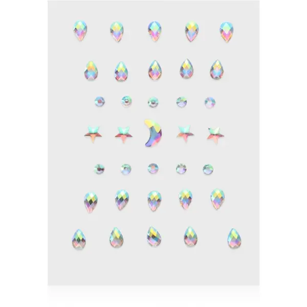 Diva & Nice Cosmetics Diva & Nice Cosmetics Face Stones лепенки за лице 35 бр.