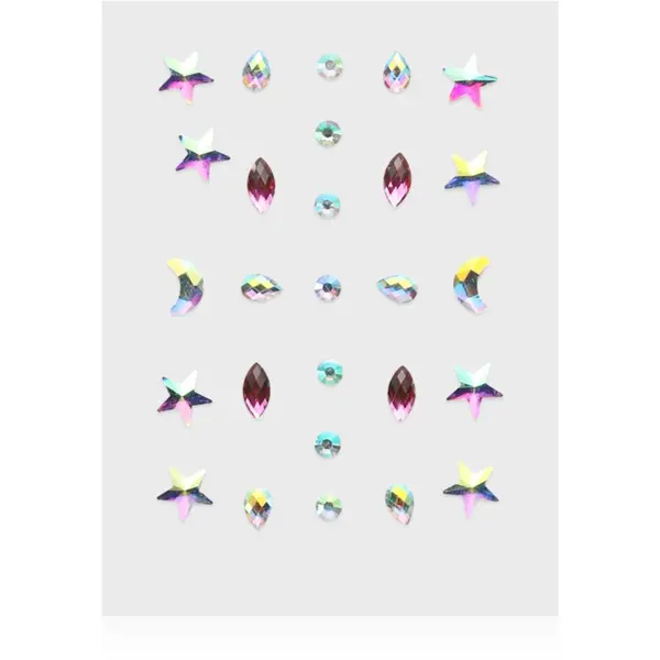 Diva & Nice Cosmetics Diva & Nice Cosmetics Face Stones лепенки за лице Pink Tears 35 бр.