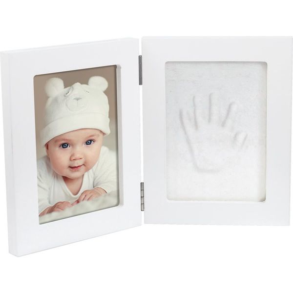 Dooky Dooky Luxury Memory Box Double Frame Handprint комплект за отпечатъци на бебето 1 бр.