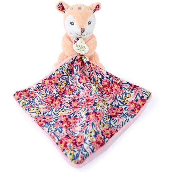 Doudou Doudou Gift Set Soft Toy with Blanket плюшена играчка за деца от раждането им Deer 1 бр.