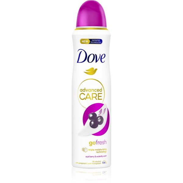 Dove Dove Advanced Care Antiperspirant антиперспирант-спрей 72 ч. Acai Berry & Waterlily 150 мл.