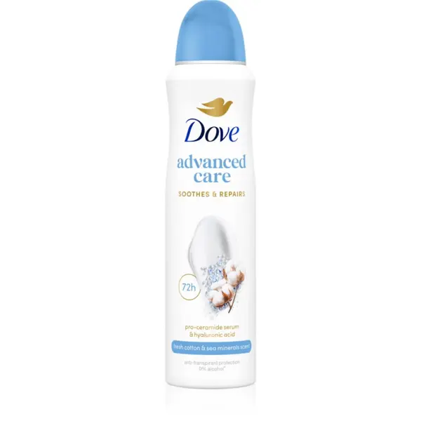 Dove Dove Advanced Care Fresh Cotton and Sea Minerals дезодорант спрей 150 мл.