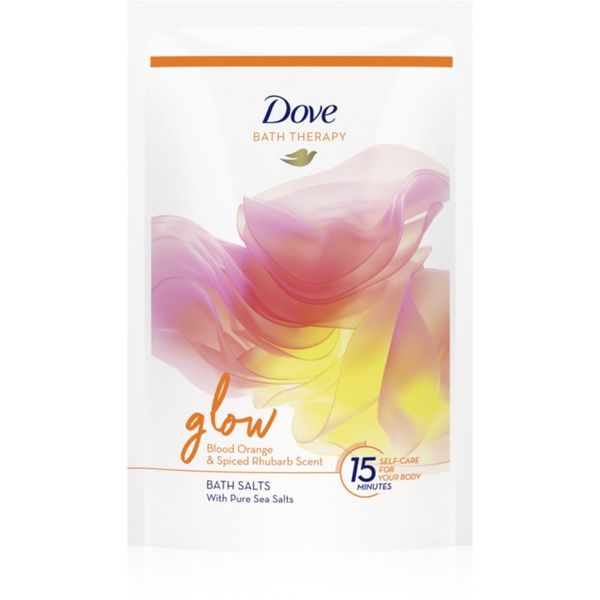 Dove Dove Bath Therapy Glow сол за баня Blood Orange & Spiced Rhubarb 400 гр.