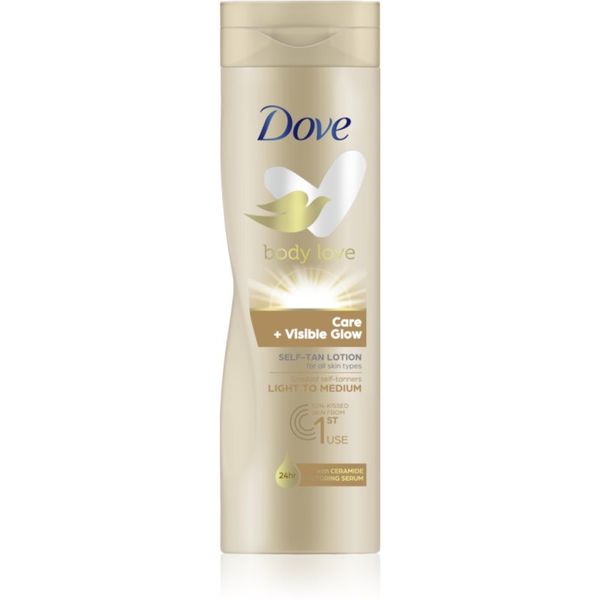 Dove Dove Body Love бронзиращ лосион за тяло цвят Light to Medium 250 мл.