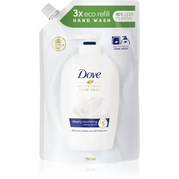 Dove Dove Deeply Nourishing течен сапун пълнител 750 мл.
