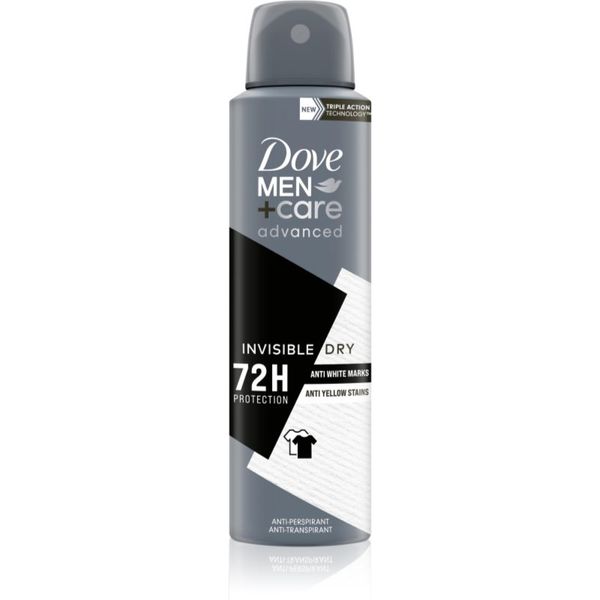 Dove Dove Men+Care Antiperspirant антиперспирант срещу бели и жълти петна 72 ч. Invisibile Dry 150 мл.