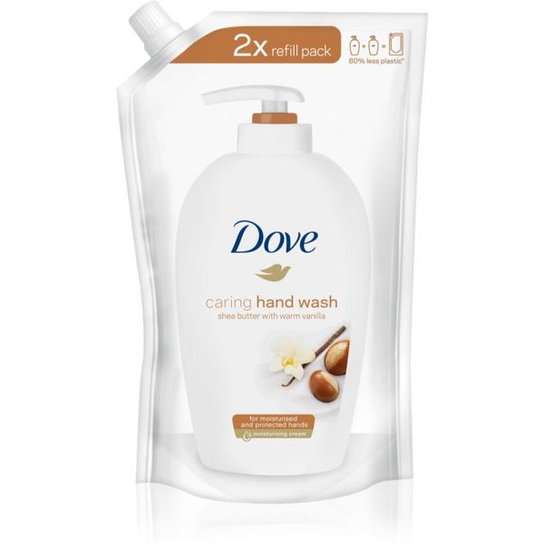 Dove Dove Purely Pampering Shea Butter течен сапун пълнител масло от шеа и ванилия 500 мл.