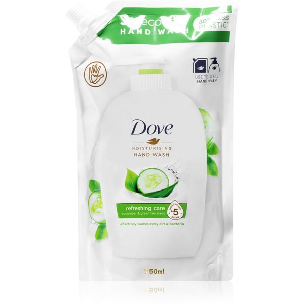 Dove Dove Refreshing Care течен сапун за ръце пълнител Cucumber & Green Tea 750 мл.