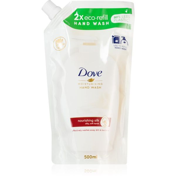 Dove Dove Silk Fine течен сапун за ръце пълнител 500 мл.
