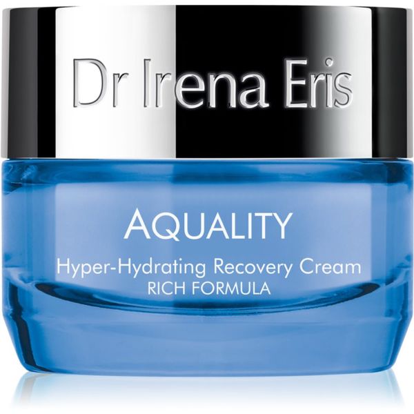 Dr Irena Eris Dr Irena Eris Aquality Hyper-Hydrating Recovery Cream Rich Formula дълбоко хидратиращ крем в дълбочина против бръчки 50 мл.