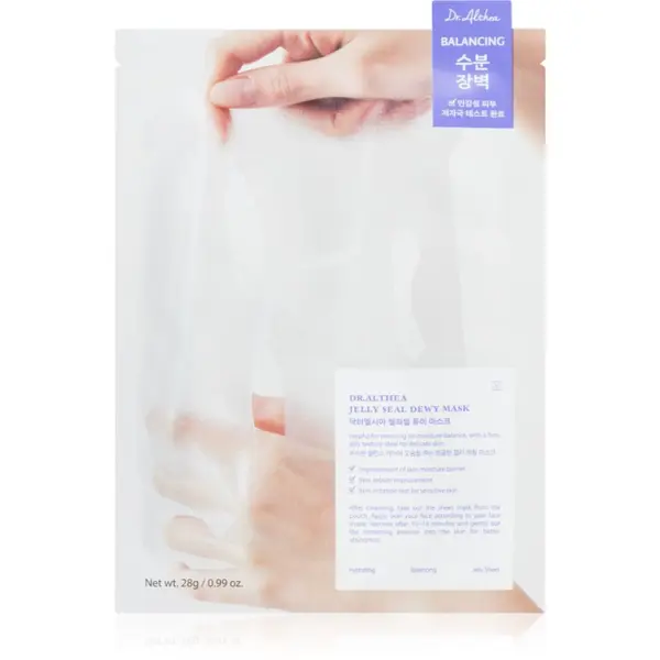 Dr. Althea Dr. Althea Jelly Seal Dewy Mask хидратираща платнена маска с регенериращ ефект 28 гр.