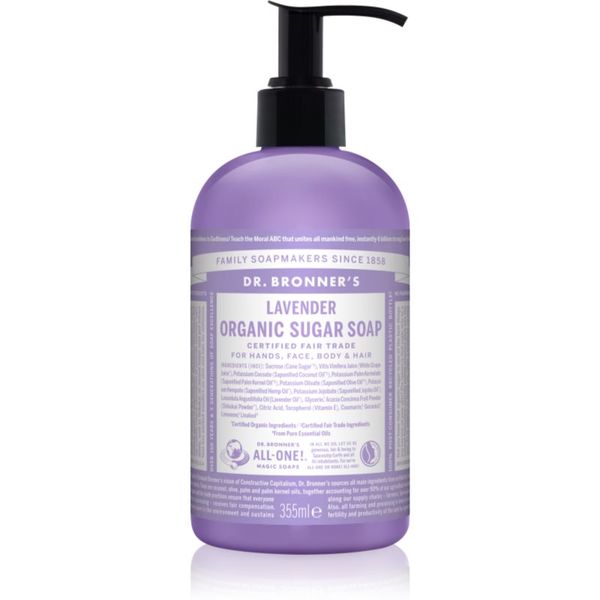 Dr. Bronner’s Dr. Bronner’s Lavender течен сапун за тяло и коса 355 мл.
