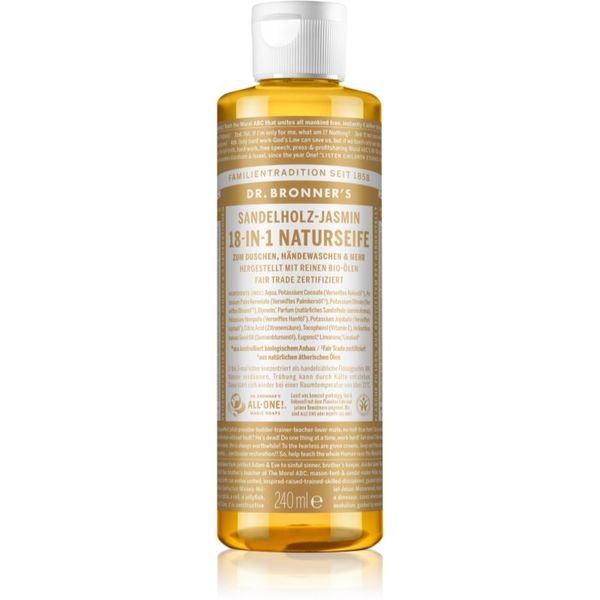Dr. Bronner’s Dr. Bronner’s Sandalwood & Jasmine течен универсален сапун 240 мл.