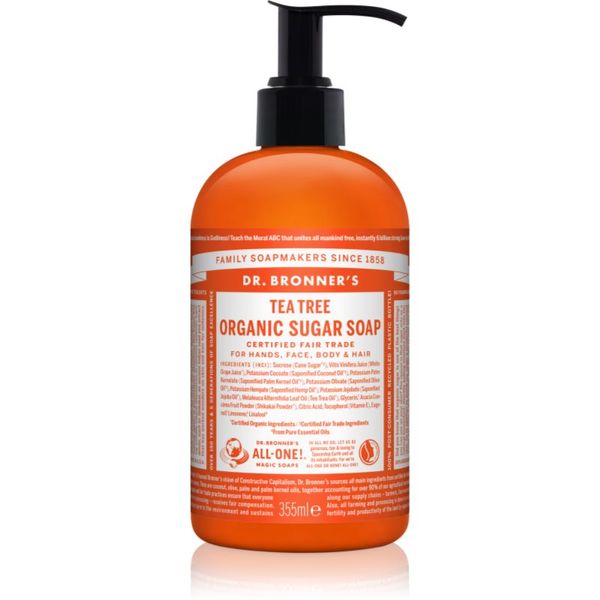 Dr. Bronner’s Dr. Bronner’s Tea Tree течен сапун за тяло и коса 355 мл.